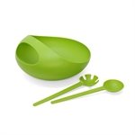 Saladier avec couverts vert Joseph Joseph